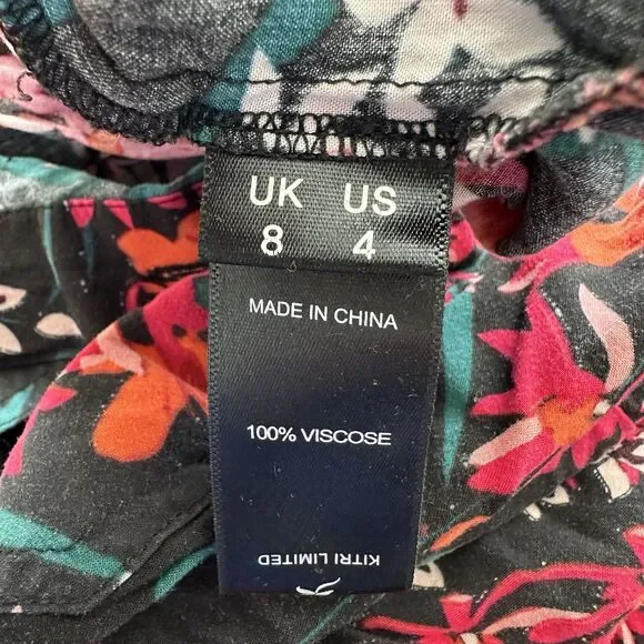 Kitri Jules Floral Adana Printed Boilersuit Jumpsuit Sz 4 - Picture 9 of 10